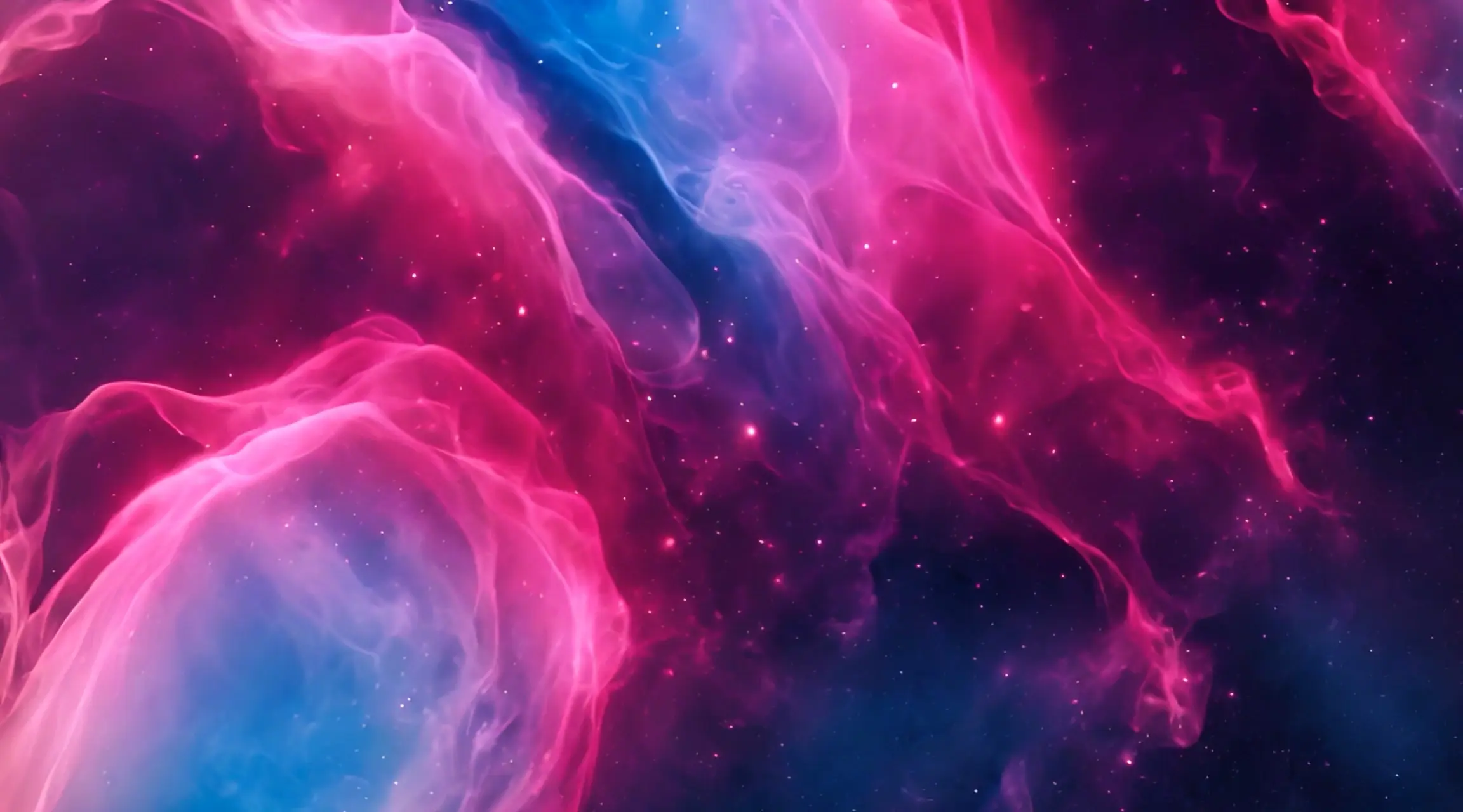 Interstellar Cloud Journey Dynamic Video Backdrop